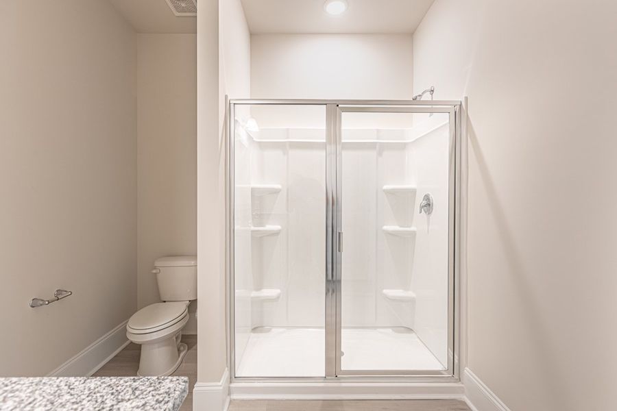 Representative furnished interior of a home built from the Habersham II by Great Southern Homes in Old Charleston Acres, Pelion (Image 17).