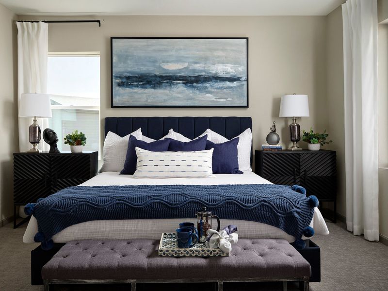 Representative furnished interior of a home built from the 4034 by Tri Pointe Homes in The Aurora Highlands, Aurora (Image 9).