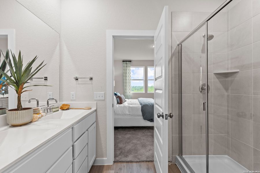 Furnished interior view inside a new home in Park Place, New Braunfels (Image 30).