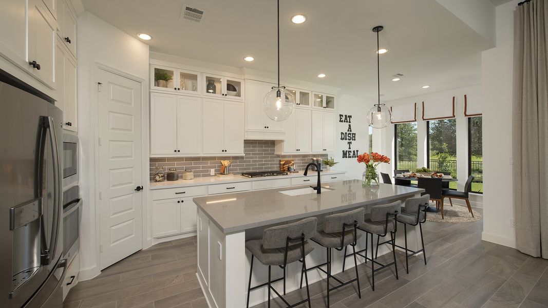 Furnished interior view inside a new home in Trinity Falls, McKinney (Image 11).