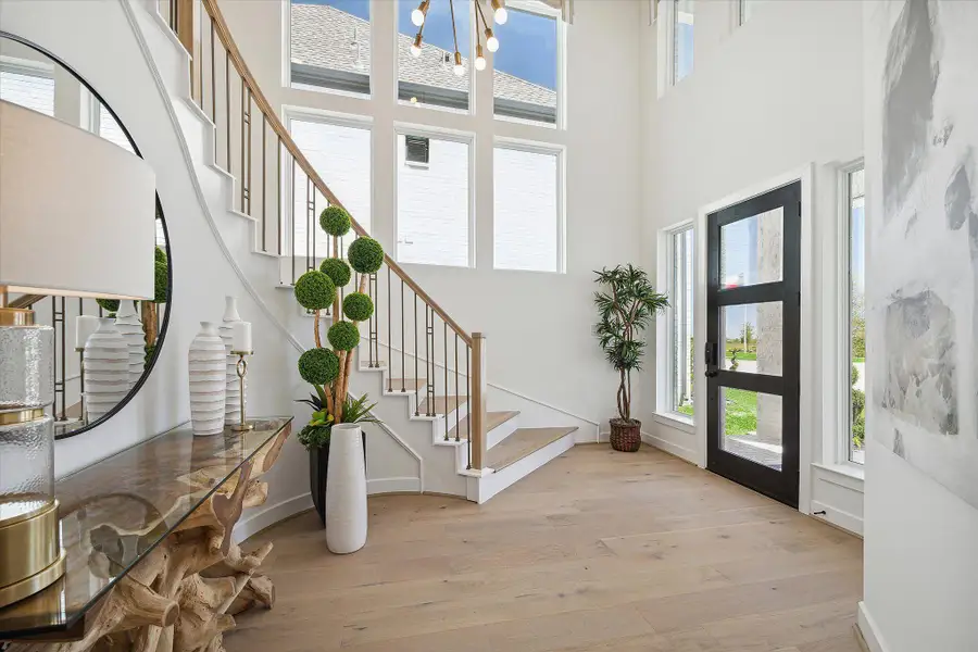 Furnished interior view inside a new home in The Trails, New Caney (Image 3).