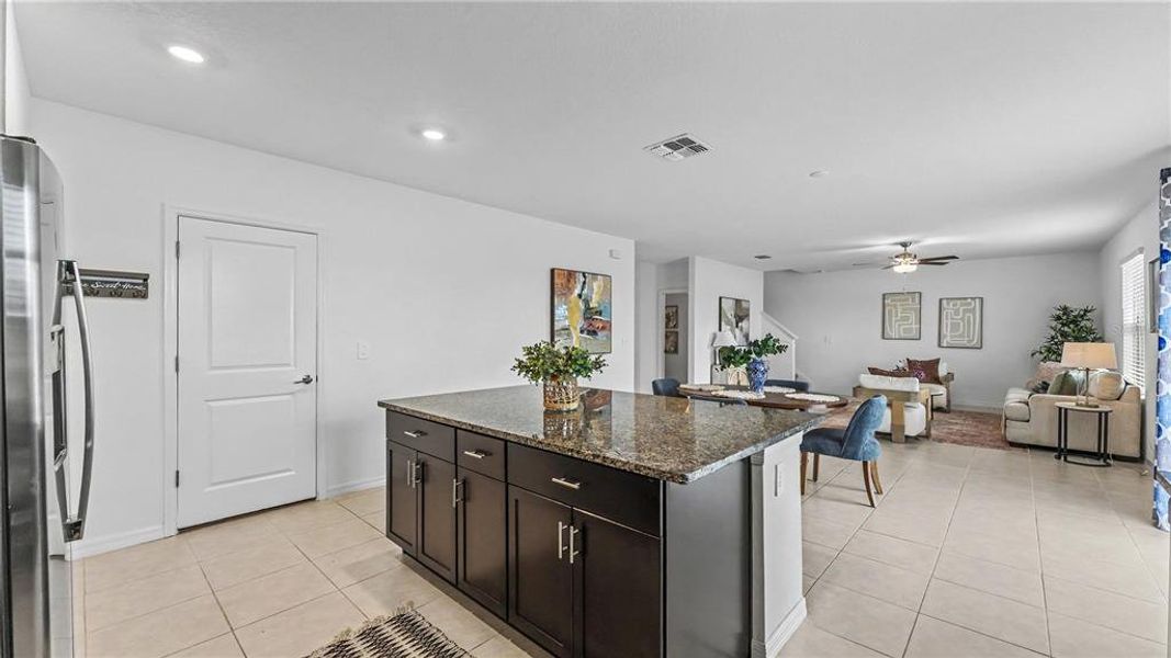 Furnished interior view inside a new home in Wind Meadows South, Bartow (Image 19).