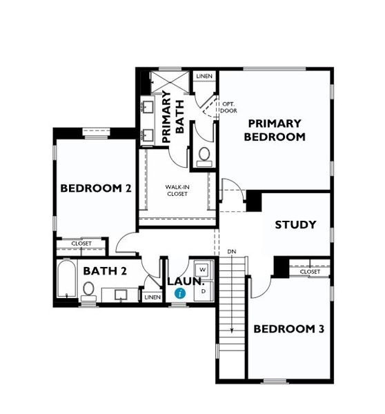 2D floor plan layout of this home in Acclaim at Jorde Farms, Queen Creek, AZ (Image 5). 2D floor plan layout of this home in Acclaim at Jorde Farms, Queen Creek, AZ (Image 5).