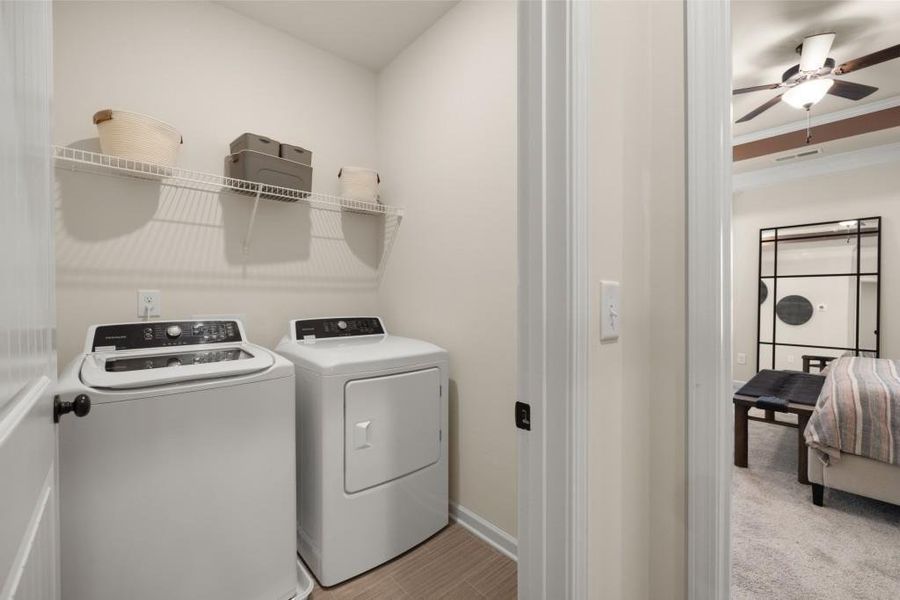 Furnished interior view inside a new home in Sanders Park, Austell (Image 7).