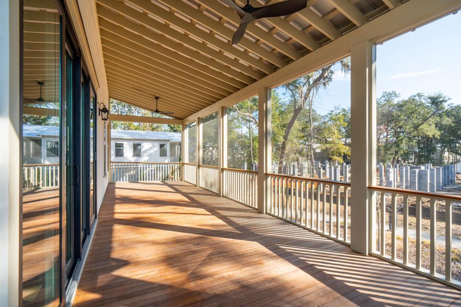 Exterior details and patio area of a home in , Johns Island (Image 31).