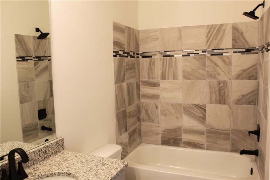 Furnished interior view inside a new home in , Milton (Image 8).