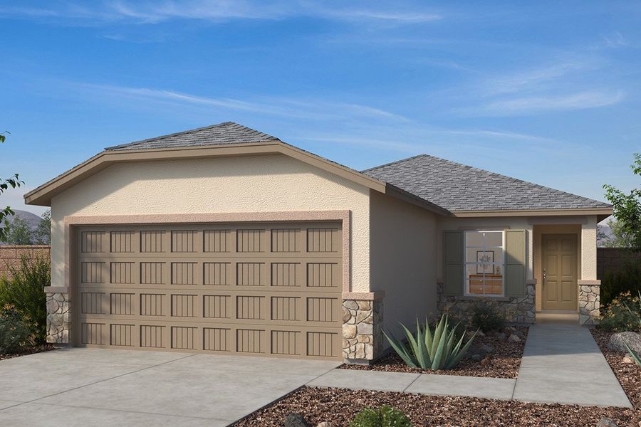 Exterior C with optional stone