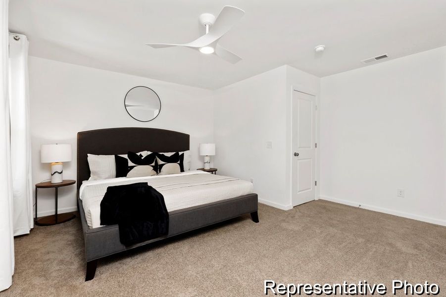 Furnished interior view inside a new home in Covington Ridge Townhomes, Thomasville (Image 11). Furnished interior view inside a new home in Covington Ridge Townhomes, Thomasville (Image 11).
