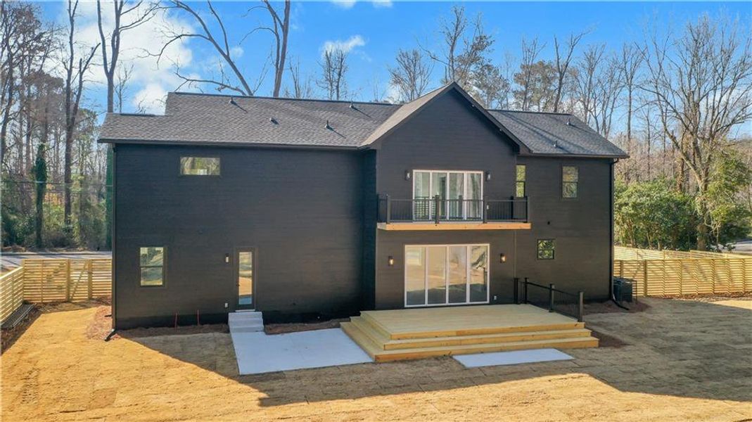 Exterior details and patio area of a home in , Atlanta (Image 36). Exterior details and patio area of a home in , Atlanta (Image 36).