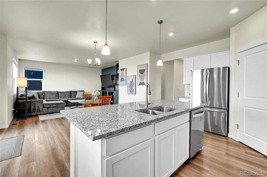 Furnished interior view inside a new home in Settlers Crossing, Commerce City (Image 17).