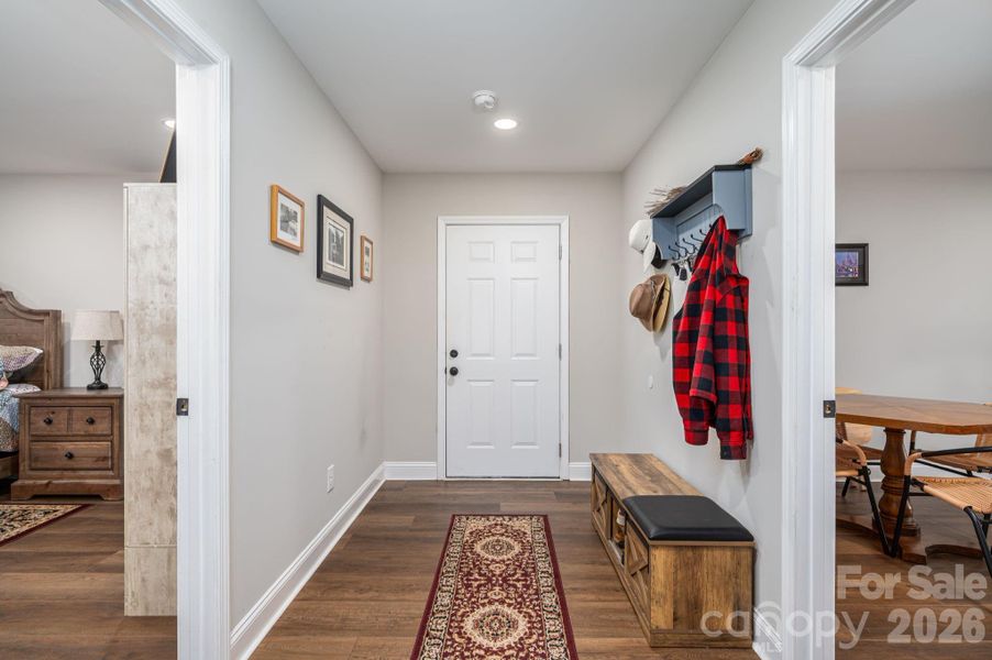 Garage entry