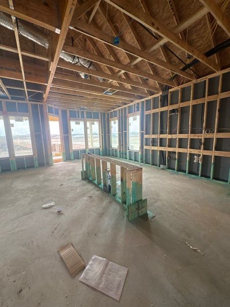 In-progress construction of a new home in Cedar Ridge Estates, Anna, TX (Image 5).