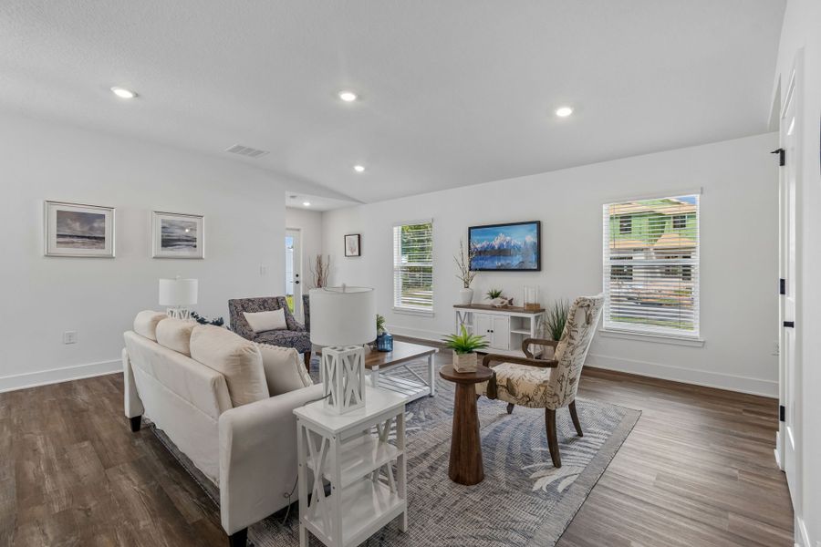 Representative furnished interior of a home built from the 1515 by Adams Homes in Winding Oaks, Weeki Wachee (Image 12).