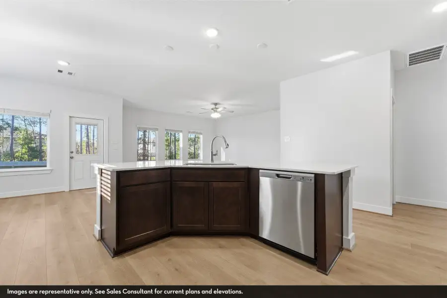 Representative furnished interior of a home built from the Aquila by CastleRock Communities in Chasin Heights, Converse (Image 9).