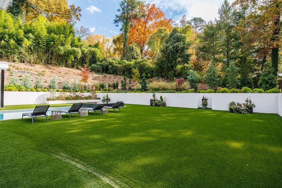 Exterior details and patio area of a home in , Atlanta (Image 47). Exterior details and patio area of a home in , Atlanta (Image 47).