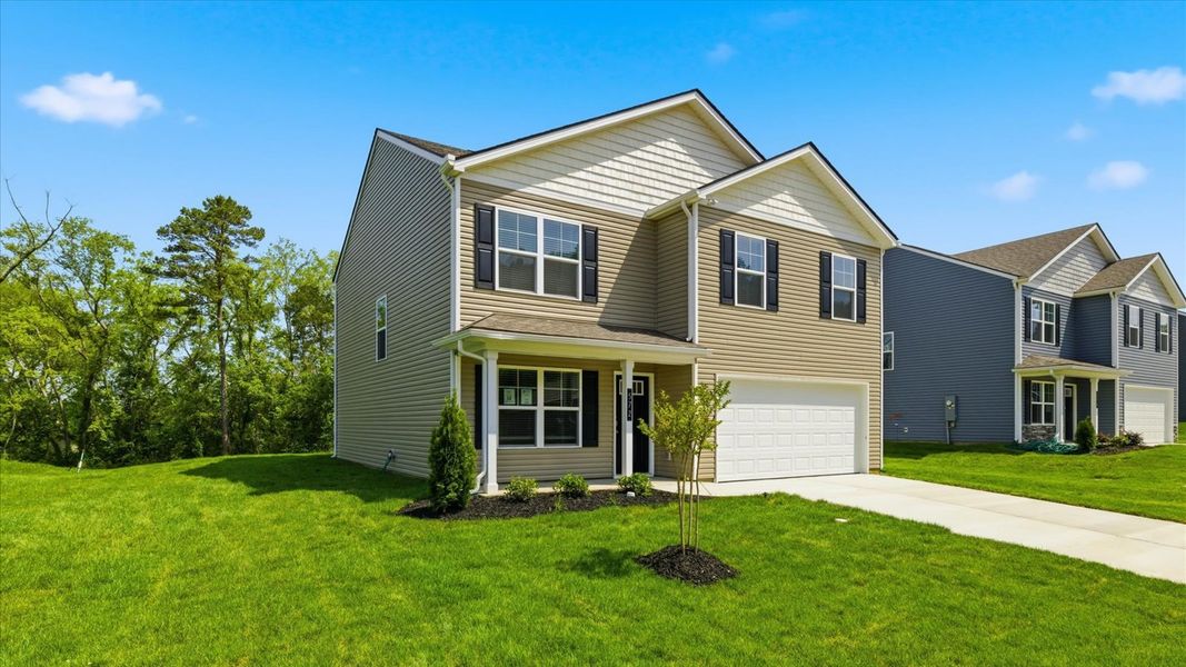 Front exterior of a new home in Oak Hill, Vonore, TN, highlighting curb appeal (Image 2).