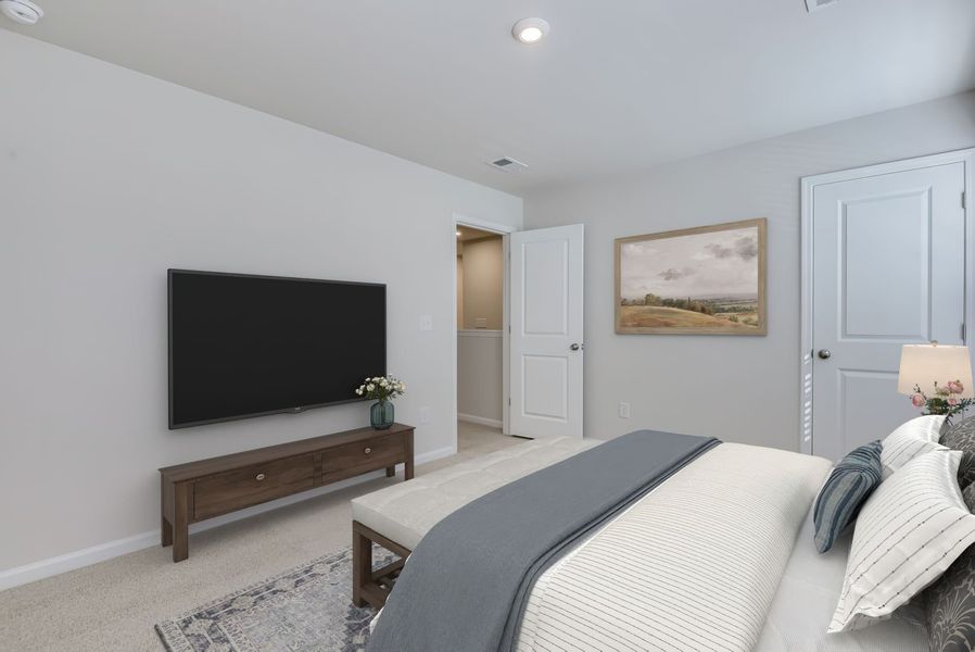 Furnished interior view inside a new home in Essence at Victorywoods Village, Columbia (Image 18).