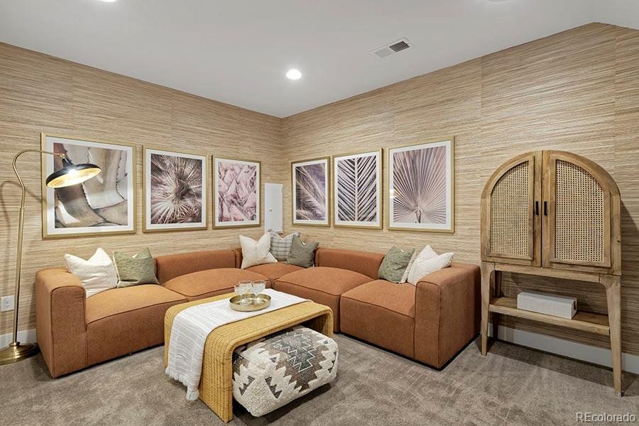 Furnished interior view inside a new home in , Denver (Image 6).