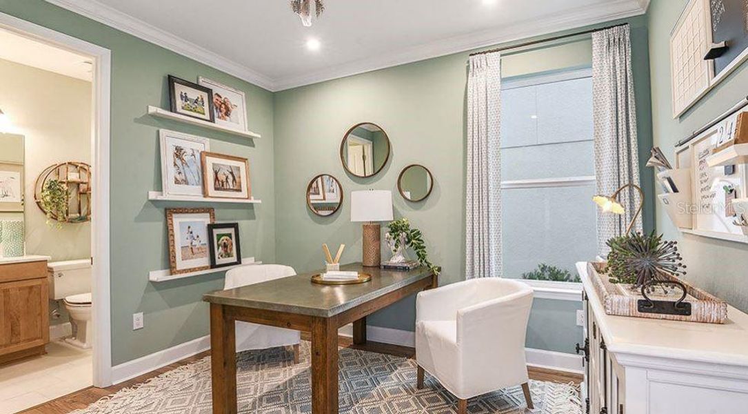 Furnished interior view inside a new home in Palms at Coasterra, Palmetto (Image 9).