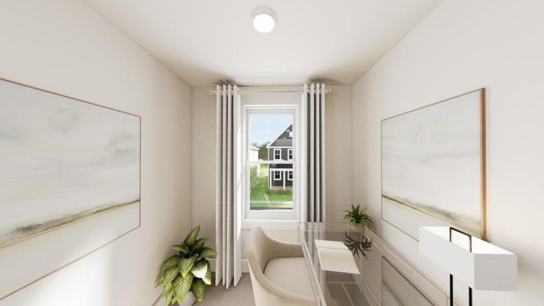 Furnished interior view inside a new home in Wendell Falls, Wendell (Image 10).