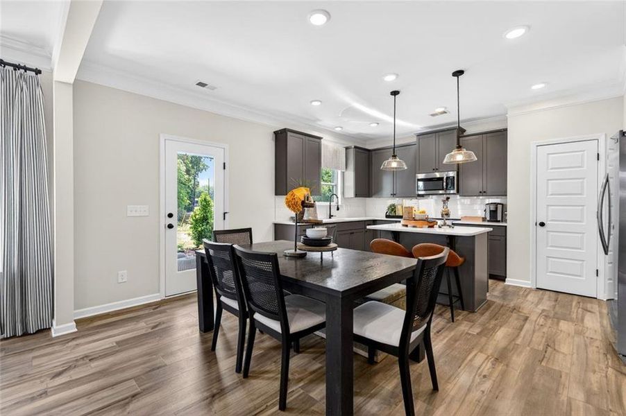 Furnished interior view inside a new home in Sagebrook, Powder Springs (Image 16).