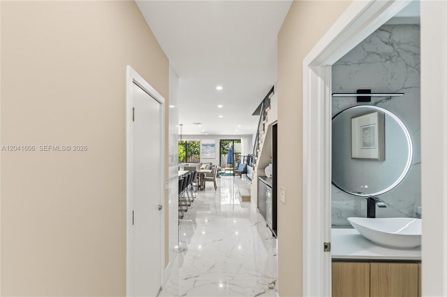 Furnished interior view inside a new home in , Fort Lauderdale (Image 28).