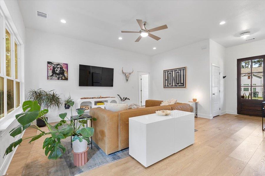 Furnished interior view inside a new home in , Bastrop (Image 9). Furnished interior view inside a new home in , Bastrop (Image 9).