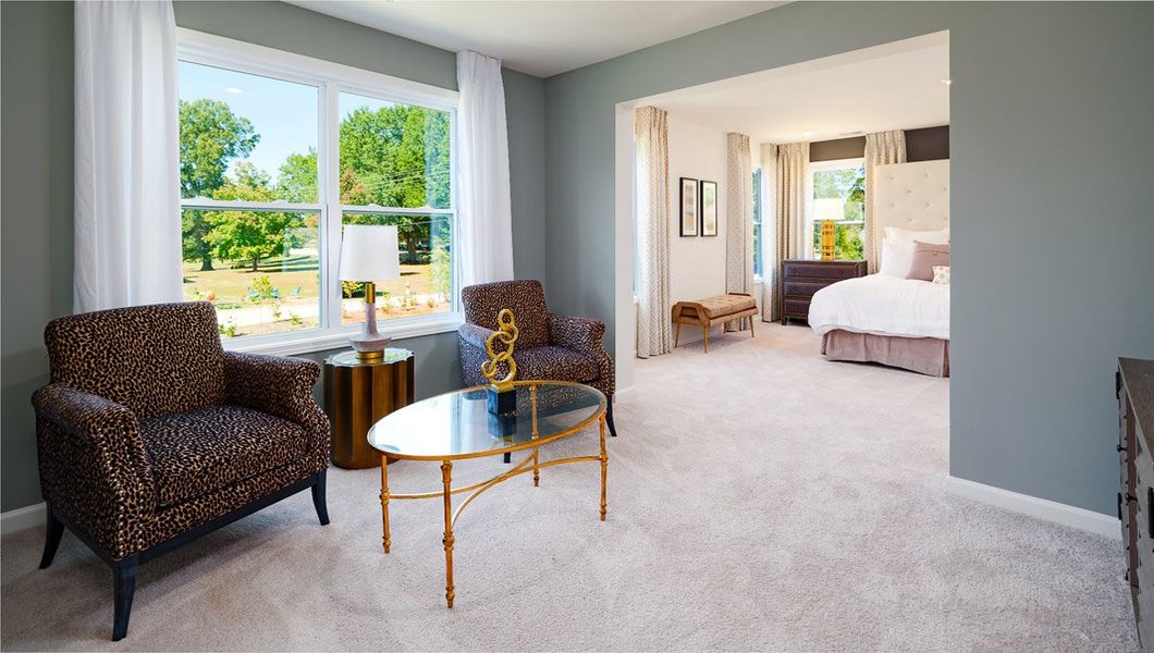 Furnished interior view inside a new home in Sylvan Creek, Denver (Image 26).