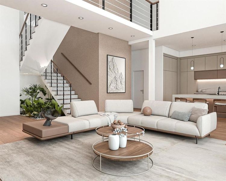 Furnished interior view inside a new home in , Sarasota (Image 4).