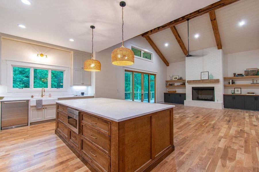 Furnished interior view inside a new home in , Canton (Image 37).