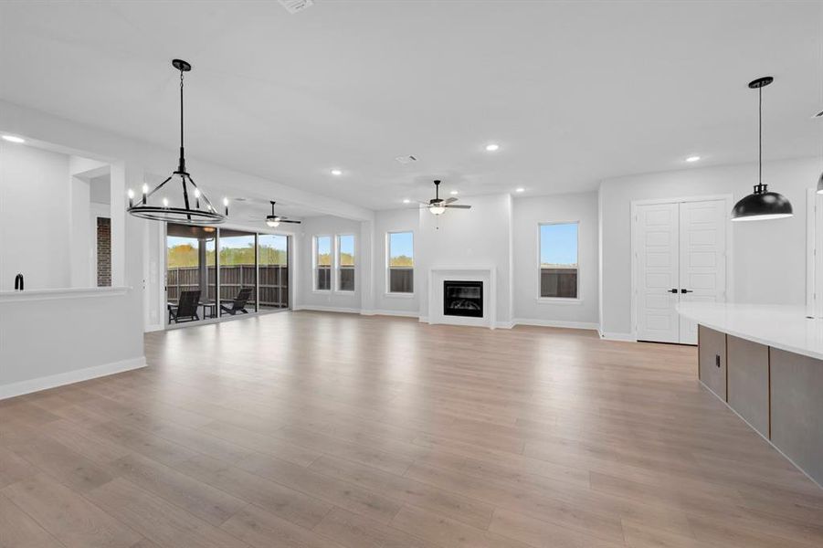 Spacious, unfurnished interior of a new home in Elements at Viridian - Traditional Series, Arlington (Image 37).