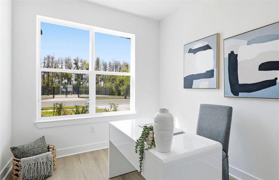Furnished interior view inside a new home in Riverwood, Zephyrhills (Image 7).