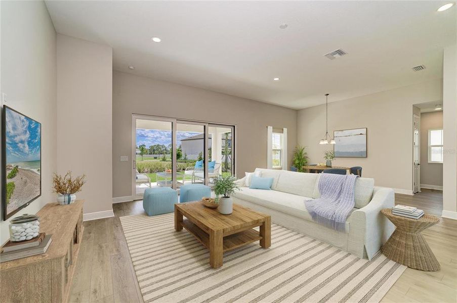 Furnished interior view inside a new home in Caldera, Spring Hill (Image 9).