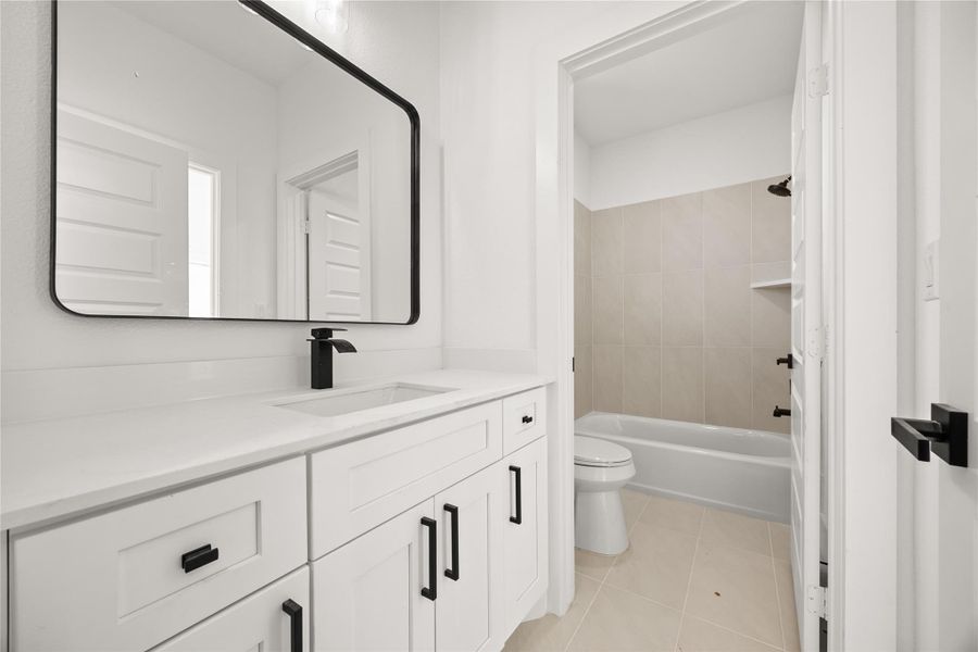 Furnished interior view inside a new home in , Houston (Image 8).