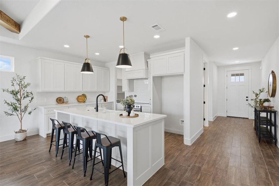 Furnished interior view inside a new home in , Tolar (Image 32).