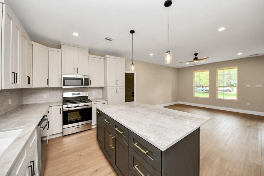 Another view of modern kitchen.