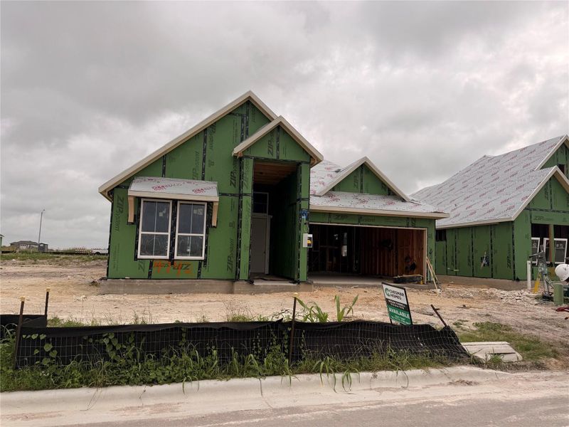 In-progress construction of a new home in University Heights, Round Rock, TX (Image 18).