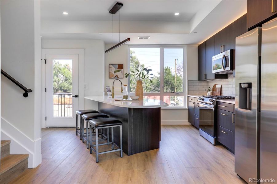 Furnished interior view inside a new home in , Arvada (Image 36).