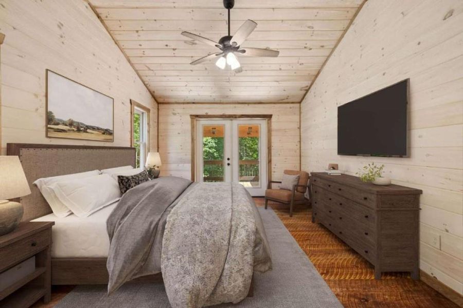 Furnished interior view inside a new home in , Blue Ridge (Image 8). Furnished interior view inside a new home in , Blue Ridge (Image 8).