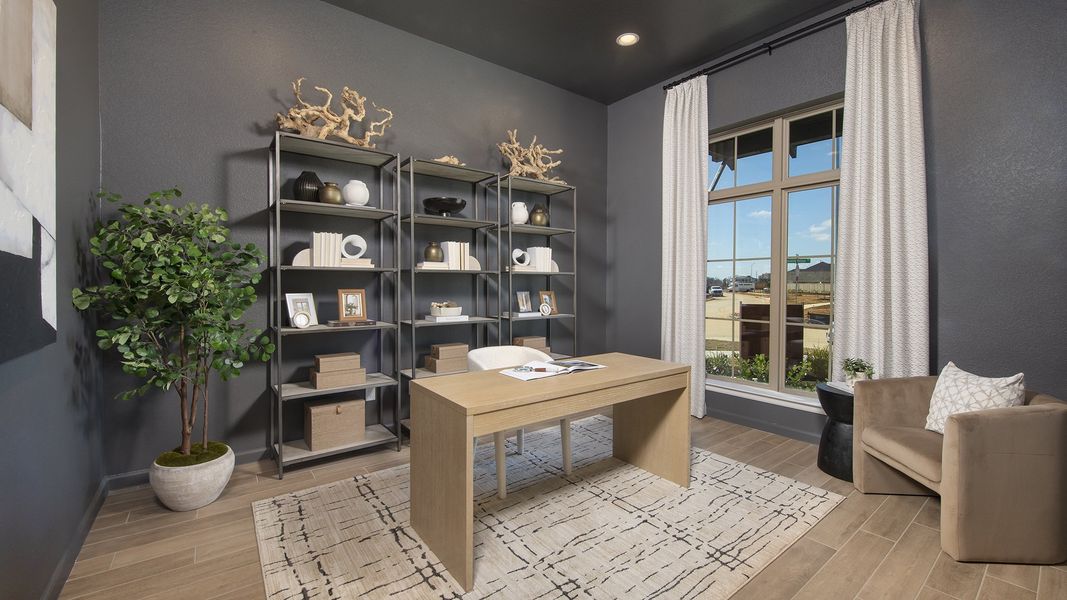 Furnished interior view inside a new home in Candela South 50', Richmond (Image 3).