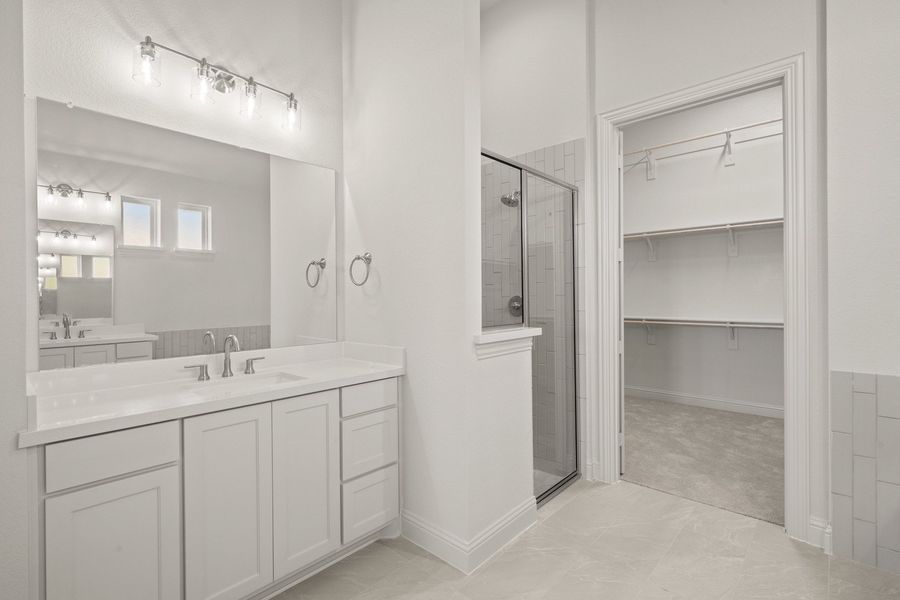 Furnished interior view inside a new home in BridgeWater - Phase 1, Midlothian (Image 14).