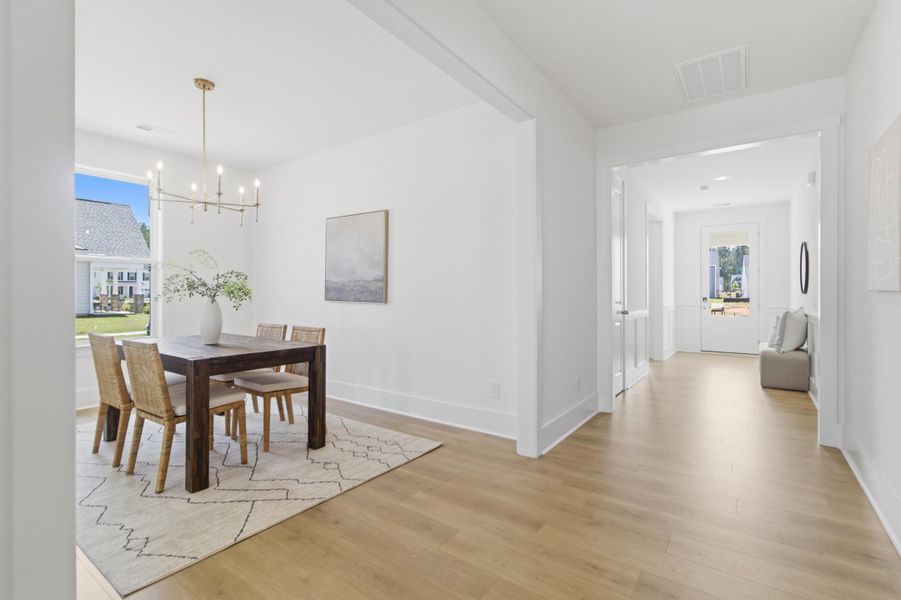 Furnished interior view inside a new home in , Ravenel (Image 10).