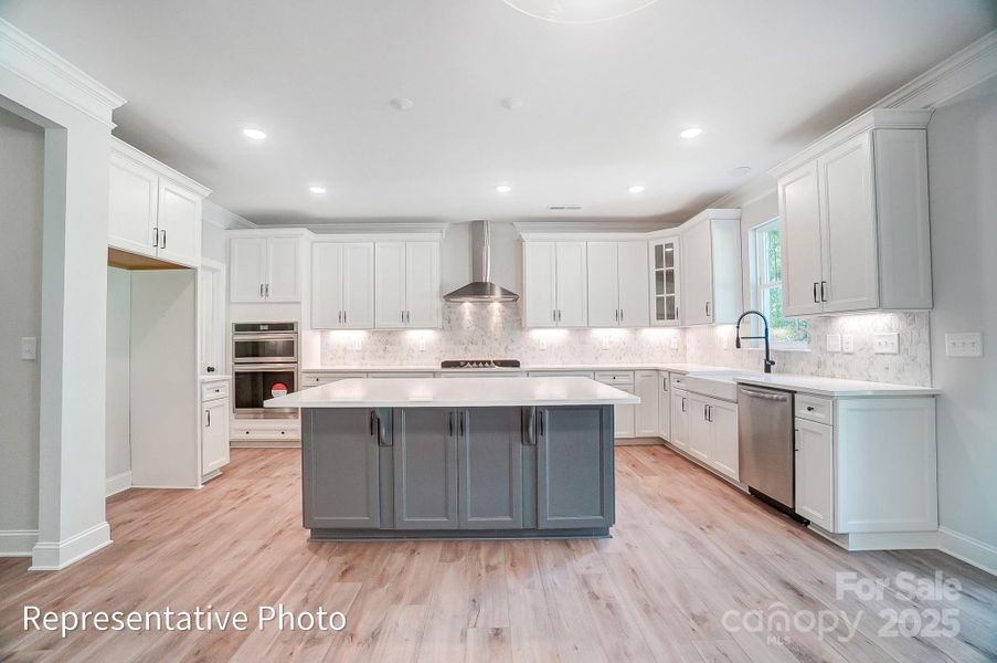 Two-toned Kitchen Cabinets