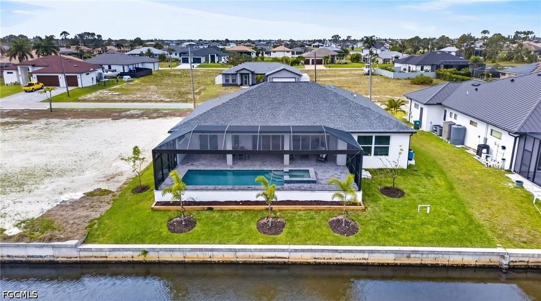 Exterior details and patio area of a home in Cape Coral, Cape Coral (Image 27).