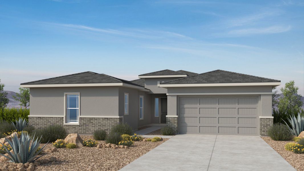 Representative exterior photo of a completed home built from the Everglade by Taylor Morrison in Verdin Passage Collection, Phoenix, AZ (Image 4).