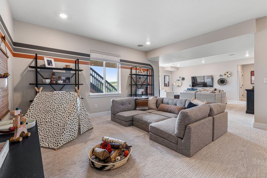 Representative furnished interior of a home built from the Vail by Taylor Morrison in Parterre Destination Collection, Thornton (Image 36).