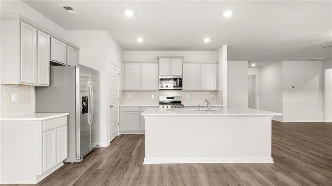 Furnished interior view inside a new home in Preserve at Dove Creek, Statham (Image 5).