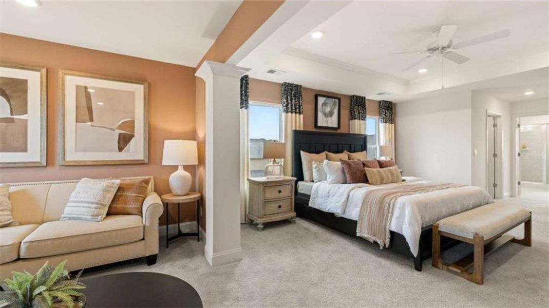 Furnished interior view inside a new home in The Gates at Pates Creek, Hampton (Image 45).