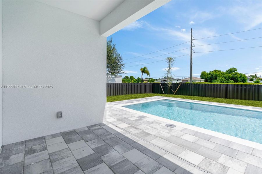 Exterior details and patio area of a home in , Cape Coral (Image 26). Exterior details and patio area of a home in , Cape Coral (Image 26).