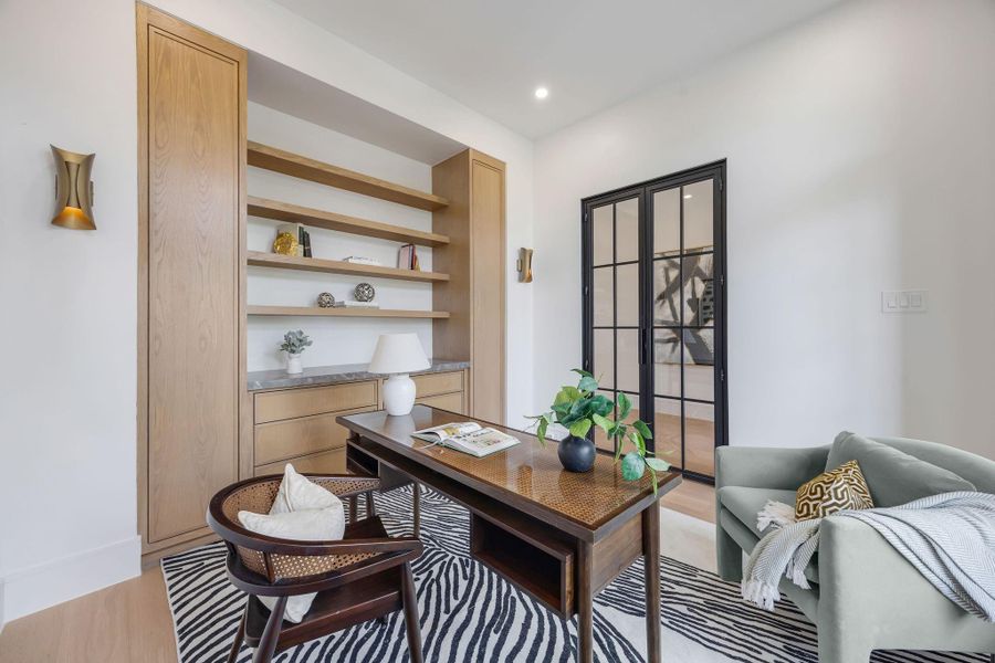 Furnished interior view inside a new home in , Houston (Image 45).